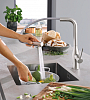 Смеситель для кухонной мойки Grohe Essence 30270DC0 суперсталь