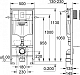 Комплект Подвесной унитаз Jacob Delafon Escale E1306 + Система инсталляции для унитазов Grohe Rapid SL 38775001 4 в 1 с кнопкой смыва