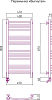 Полотенцесушитель электрический Сунержа Богема 00-0502-1040 100x40 L