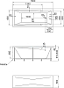 Акриловая ванна Creto Regia 180x80 см 12-18080, белый