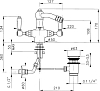 Смеситель для биде Nicolazzi Classica Lusso 1434GO78