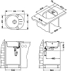 Кухонная мойка Alveus Roll 40 1090970, белый