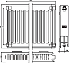 Радиатор стальной Kermi FKO 220606 тип 22