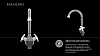 Смеситель D&K Lorsch Hessen DA1412401 для кухонной мойки