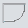 Душевой уголок 100х80 см Radaway Premium Plus E 100x80 30491-01-05N стекло графитовое