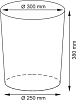 Корзина с крышкой Wasserkraft Main WB-410-S