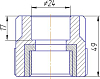 Муфта Kalde 3222-nfo-250c00 25х3/4"