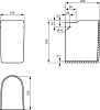 Полупьедестал Ideal Standard Active T419901