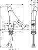 Смеситель для раковины Axor Starck Organic 12014820, никель