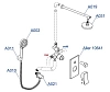 Душевая система WasserKRAFT серия A A14131 хром