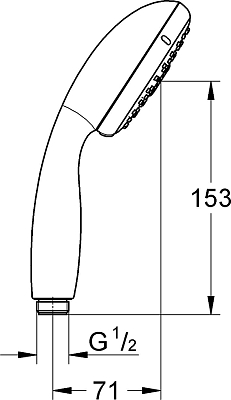Ручной душ Grohe New Tempesta 100 28419001