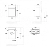 Тумба под раковину Art&Max Family Family-M-400-1D-SO-HG коричневый