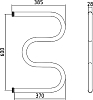 Полотенцесушитель водяной Стилье М-образный 60х40 00004-6040