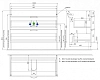 Тумба под раковину Iddis Oxford OXF10W1i95 белый