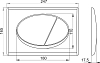 Система инсталляции для унитазов AlcaPlast Sadromodul AM101/1120 + M71 + M91 4 в 1 кнопка смыва хром