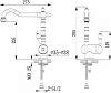 Смеситель Timo Morea 2406 F Antique для кухонной мойки