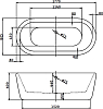 Акриловая ванна BelBagno 177х80.5 BB29