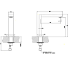 Излив для раковины Gessi Rettangolo 20094#031, хром