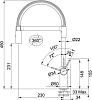 Смеситель для кухонной мойки Franke Ambient Semi-Pro 115.0265.997, хром