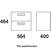 Тумба под раковину Edelform Colore 1-845-00-FST60 белый