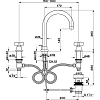 Смеситель для раковины Cisal Barcelona BA001060 хром