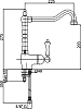 Смеситель Cezares Margot MARGOT-LLM2-01-M для кухонной мойки