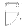 Полка Schein Saine Chrome 7053048 хром