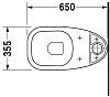 Напольный унитаз Duravit D-Code 21110100002 с бачком 0927000004 подключения справа или слева