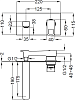 Смеситель для раковины Cezares LEVICO-BLS2-01-W0, хром