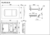 Кнопка смыва Roca Active 62B 8901160B2, хром матовый