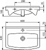 Мебель для ванной Aqualife Design Пиллау 60