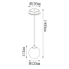 Подвесной светильник MW-Light Котбус 492010501