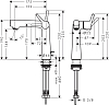 Смеситель для раковины Hansgrohe Talis S 72113000 с донным клапаном, хром