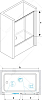 Шторка для ванной RGW Screens SC-62, 01116217-21