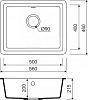 Кухонная мойка Iddis Tanto TU3B561i87, черный