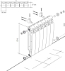 Радиатор биметаллический Royal Thermo BiLiner 500 6 секций + монтажный набор в подарок