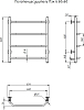 Полотенцесушитель электрический Тругор Пэк 6 60х60 L