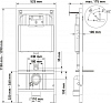 Комплект инсталляция с подвесным унитазом Berges Wasserhaus Novum 042441 с сиденьем микролифт и клавишей смыва белый/хром глянец