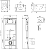 Комплект инсталляция с подвесным унитазом Am.Pm Awe IS49001.111738 с сиденьем микролифт и клавишей