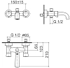 Смеситель для ванны с душем Dornbracht LaFleur 25 100 955-00 хром