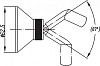 Держатель для душа Cezares CZR-SOC-02, бронза