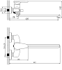 Смеситель для ванны с душем Lemark Status LM4451C хром