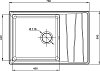 Мойка кухонная GranFest Level GF-LV-760L графит