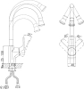 Смеситель D&K Humboldt Berlin DA1432912 для кухонной мойки