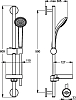 Душевой гарнитур Ideal Standard IdealRain B9501AA