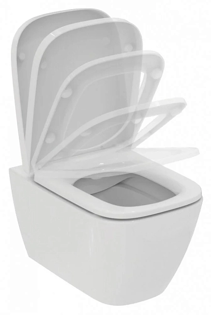 Инсталляция Ideal Standard Prosys IP001401 с кнопкой, с унитазом Ideal Standard i.life B RimLS+, сиденье микролифт, комплект
