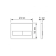 Инсталляция Berges Novum с унитазом Strati 042453 Rimless, крышка микролифт, кнопка L2 хром матовый