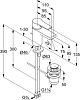 Смеситель для раковины Kludi Zenta SL 482600565, хром