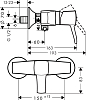 Смеситель для душа Hansgrohe Metropol Classic 31360000, хром