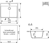 Мойка кухонная Domaci Палермо PR-565-003 серая